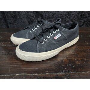 EUC Superga 2750 Cotu Classic Black Canvas Sneaker/Sz. 9(US Women) (7.5 US Men)